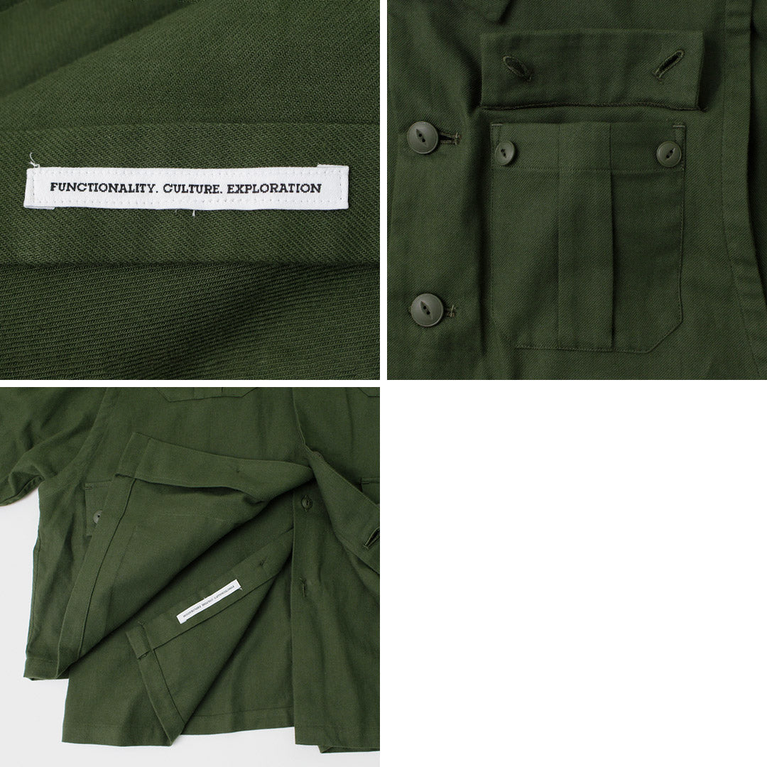 【30%OFF】F/CE.(エフシーイー) レイヤード コットンシャツブルゾン