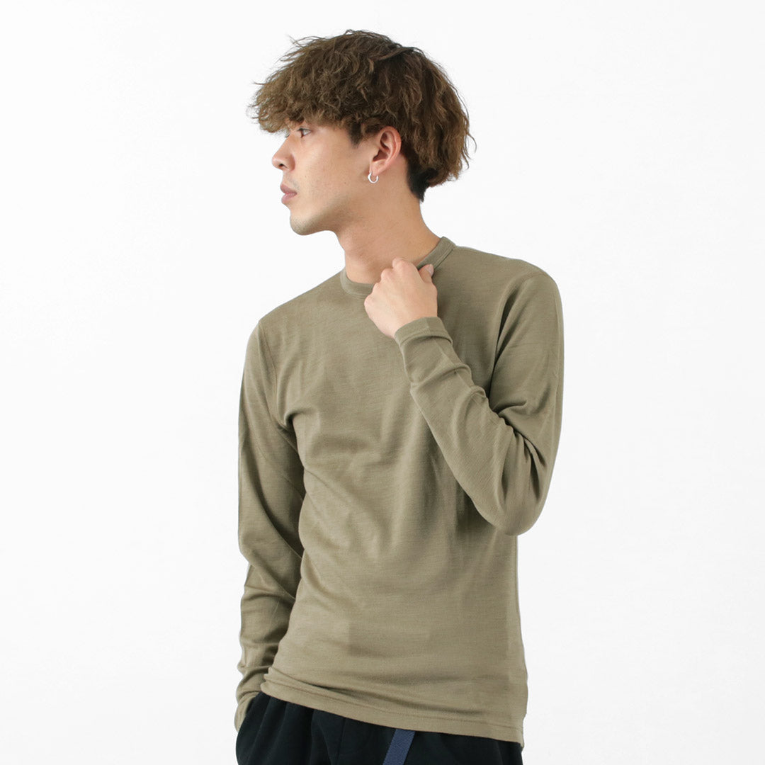 MINUS33(マイナス33) チョコルアクルー メリノウール ベースレイヤー インナー