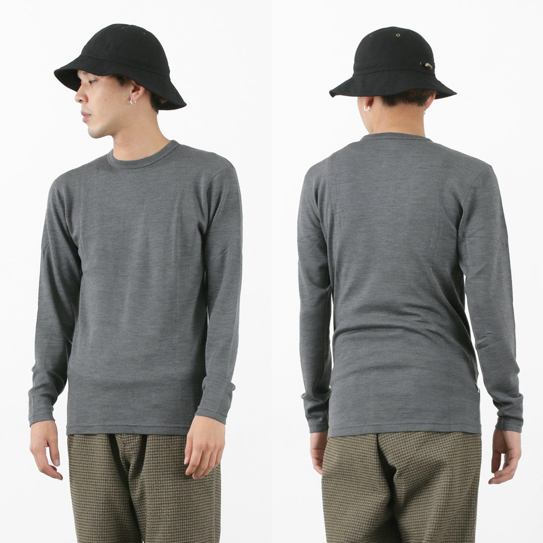 MINUS33(マイナス33) チョコルアクルー メリノウール ベースレイヤー インナー