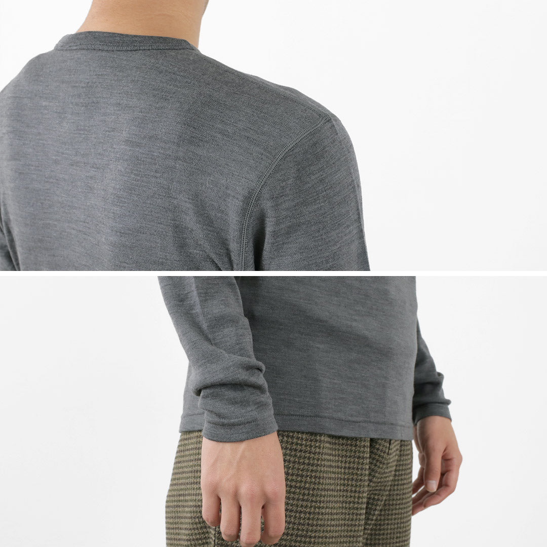 MINUS33(マイナス33) チョコルアクルー メリノウール ベースレイヤー インナー