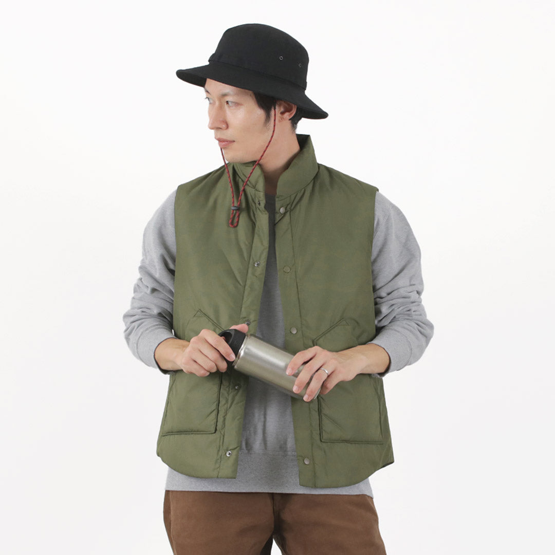 【30%OFF】M.I.D.A.(ミダ) ナイロン パディング ベスト