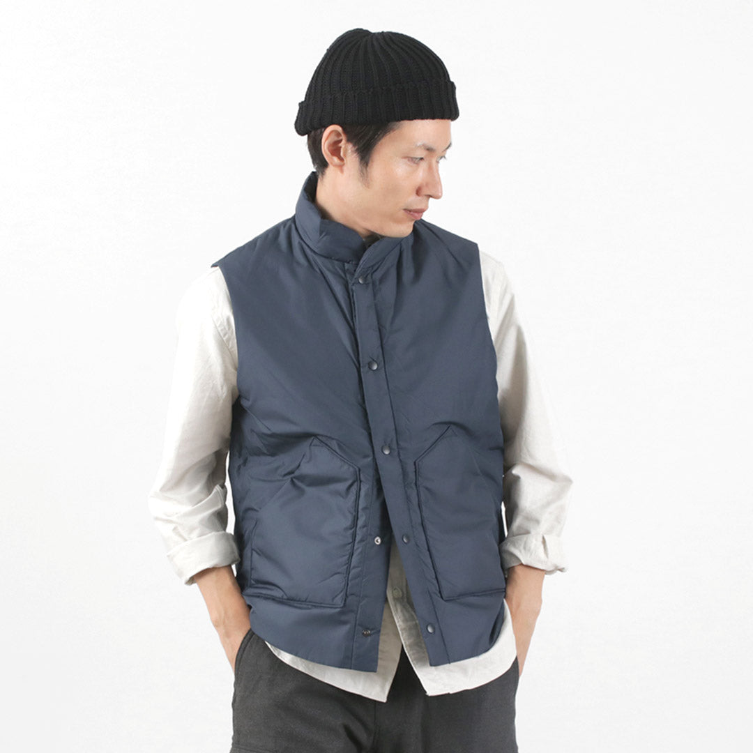 【50%OFF】M.I.D.A.(ミダ) ナイロン パディング ベスト