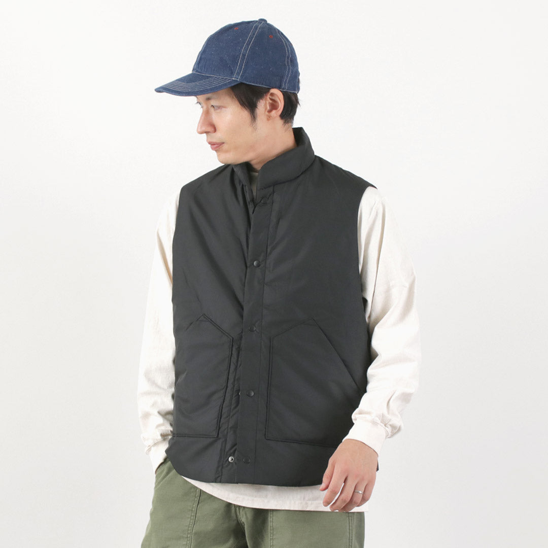 【30%OFF】M.I.D.A.(ミダ) ナイロン パディング ベスト