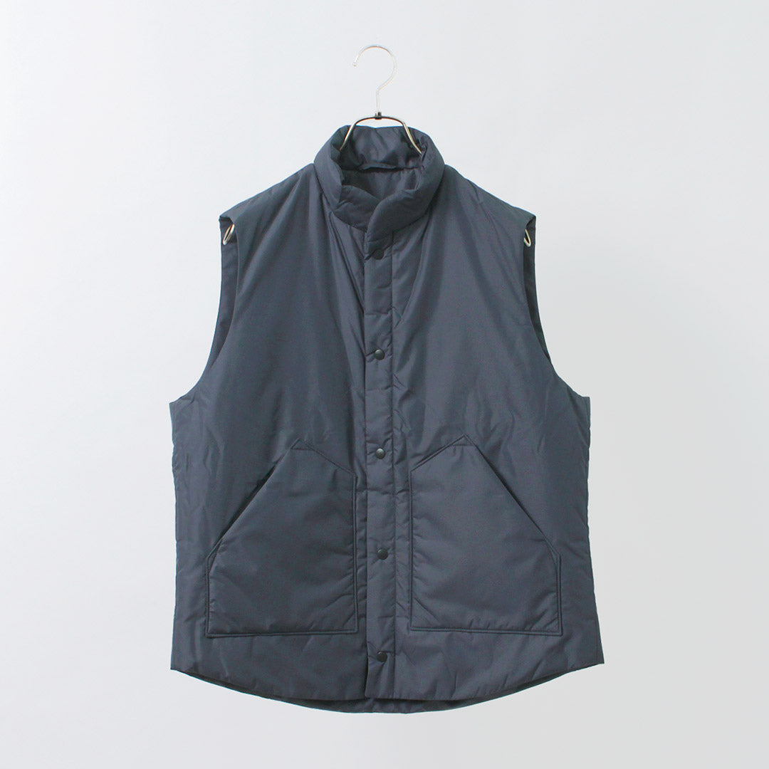 【30%OFF】M.I.D.A.(ミダ) ナイロン パディング ベスト