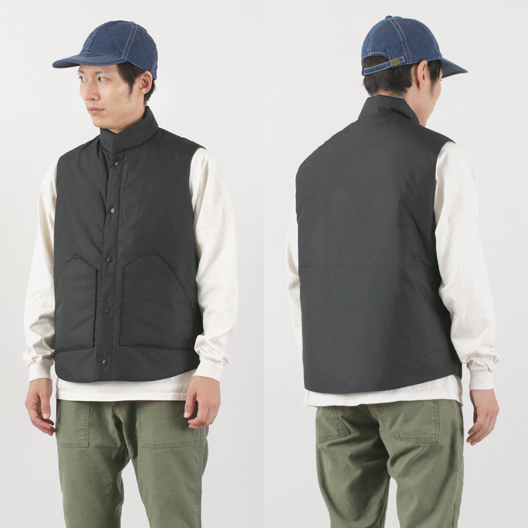 【30%OFF】M.I.D.A.(ミダ) ナイロン パディング ベスト