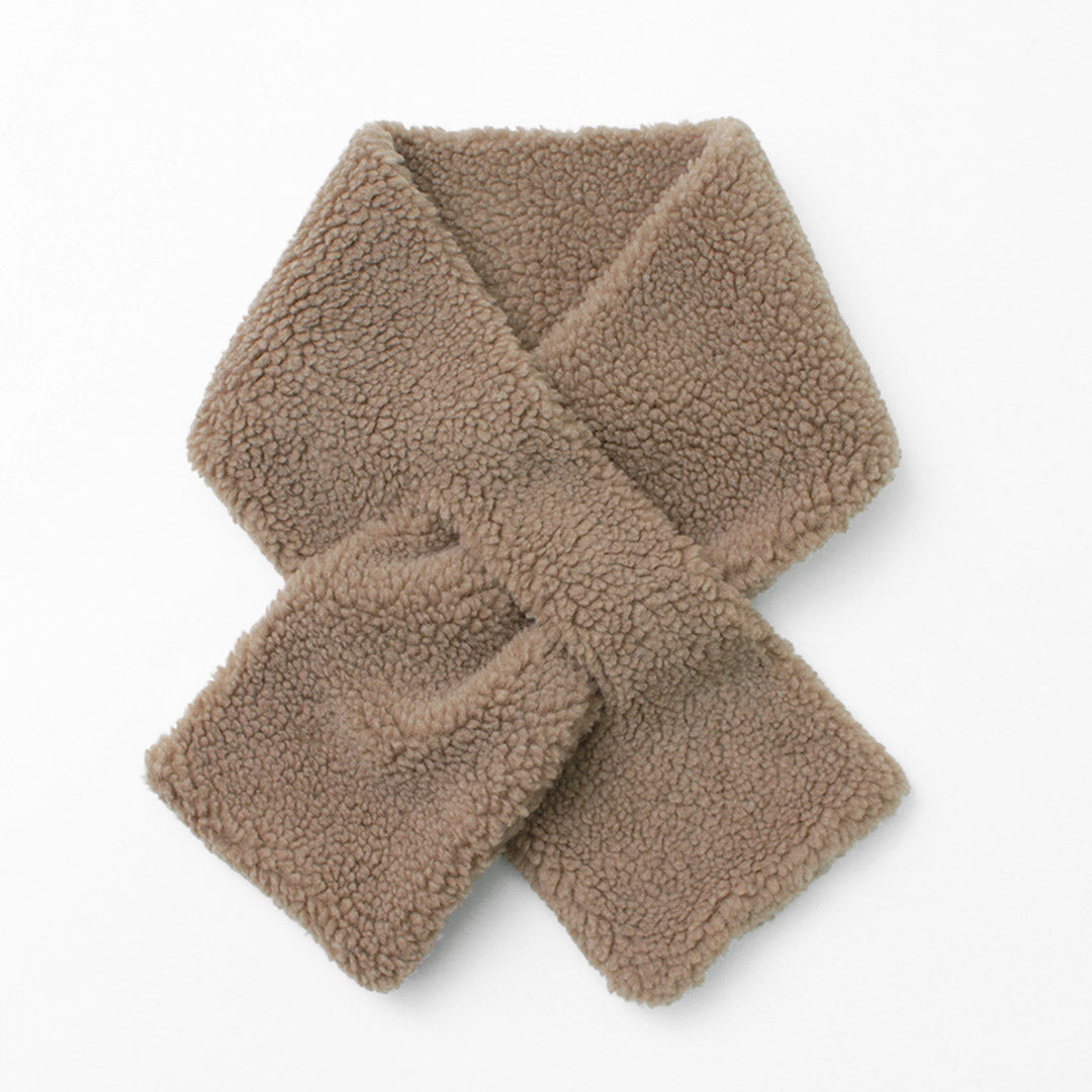 【50%OFF】VINCENT ET MIREILLE(ヴァンソン エ ミレイユ) ボア マフラー レディース ネックウォーマー 差し込み ショート 防寒 保温 ギフト プレゼント BOA MUFFLER【セール】