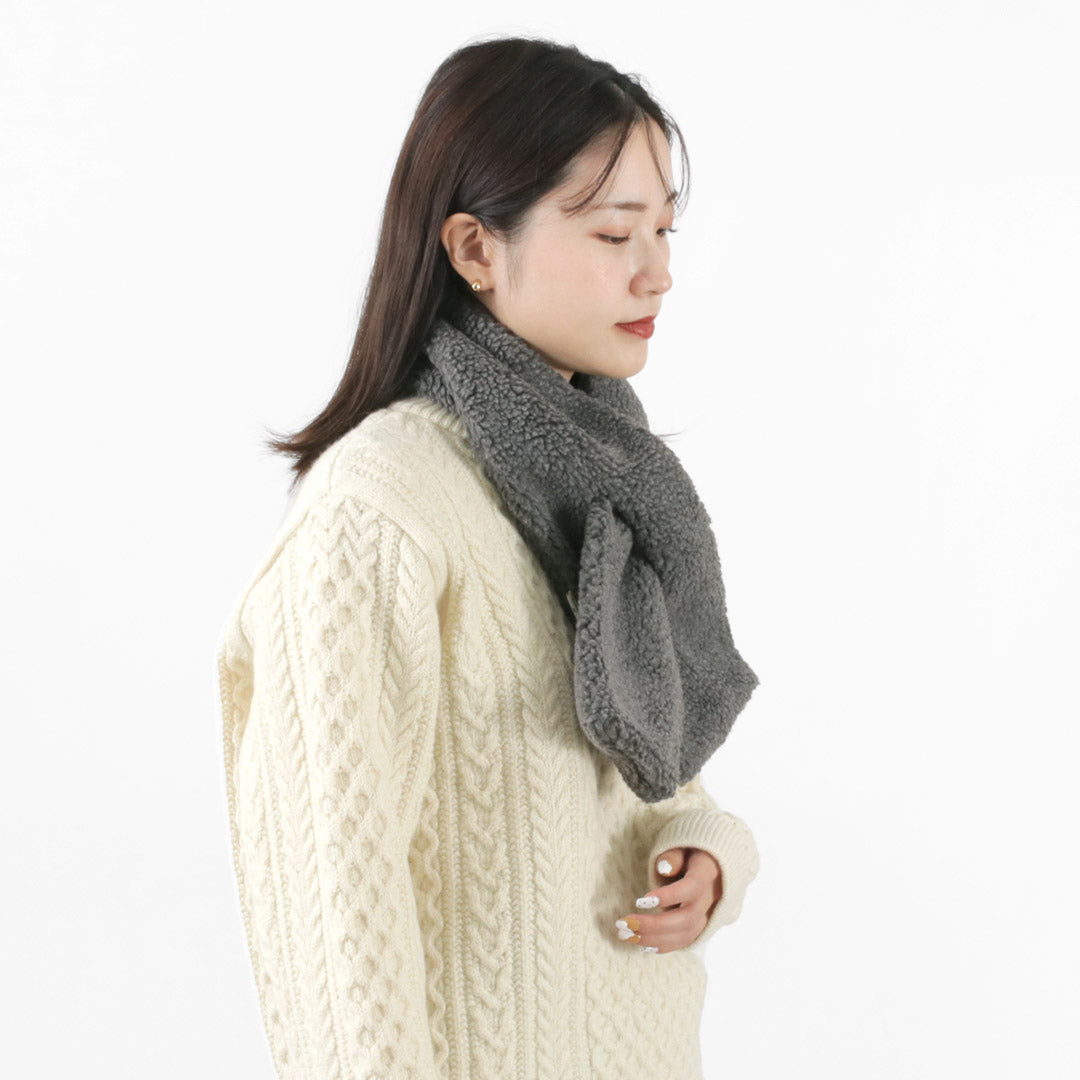 【50%OFF】VINCENT ET MIREILLE(ヴァンソン エ ミレイユ) ボア マフラー レディース ネックウォーマー 差し込み ショート 防寒 保温 ギフト プレゼント BOA MUFFLER【セール】