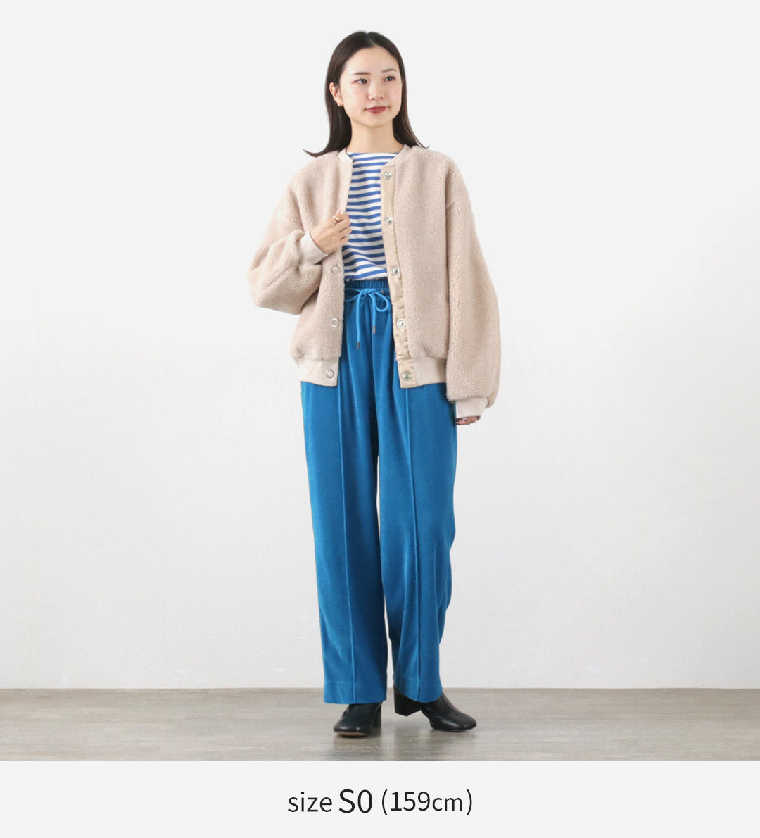 【30%OFF】SHINZONE(シンゾーン) ベロア トラックボーイ 22AMSPA09