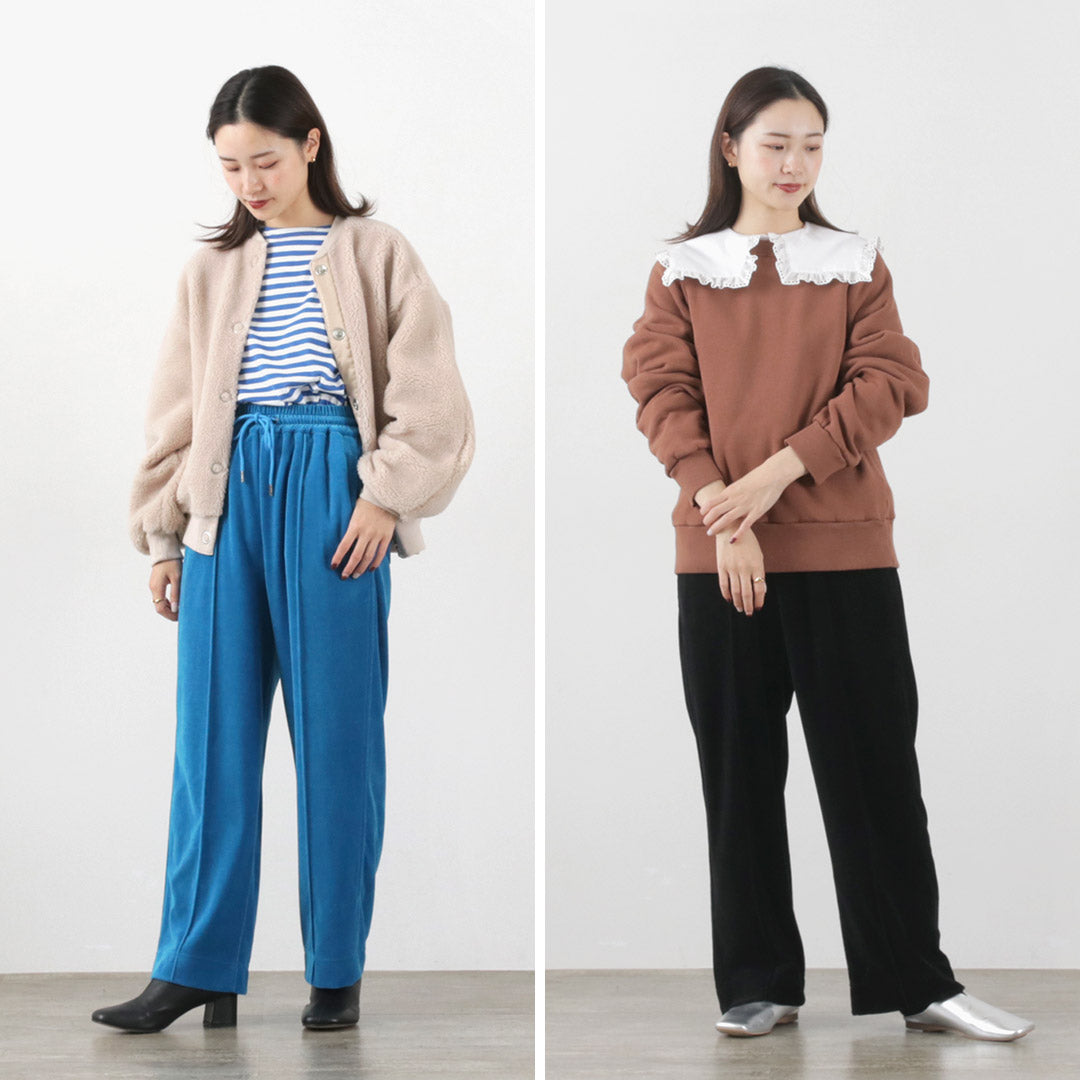 【30%OFF】SHINZONE(シンゾーン) ベロア トラックボーイ 22AMSPA09