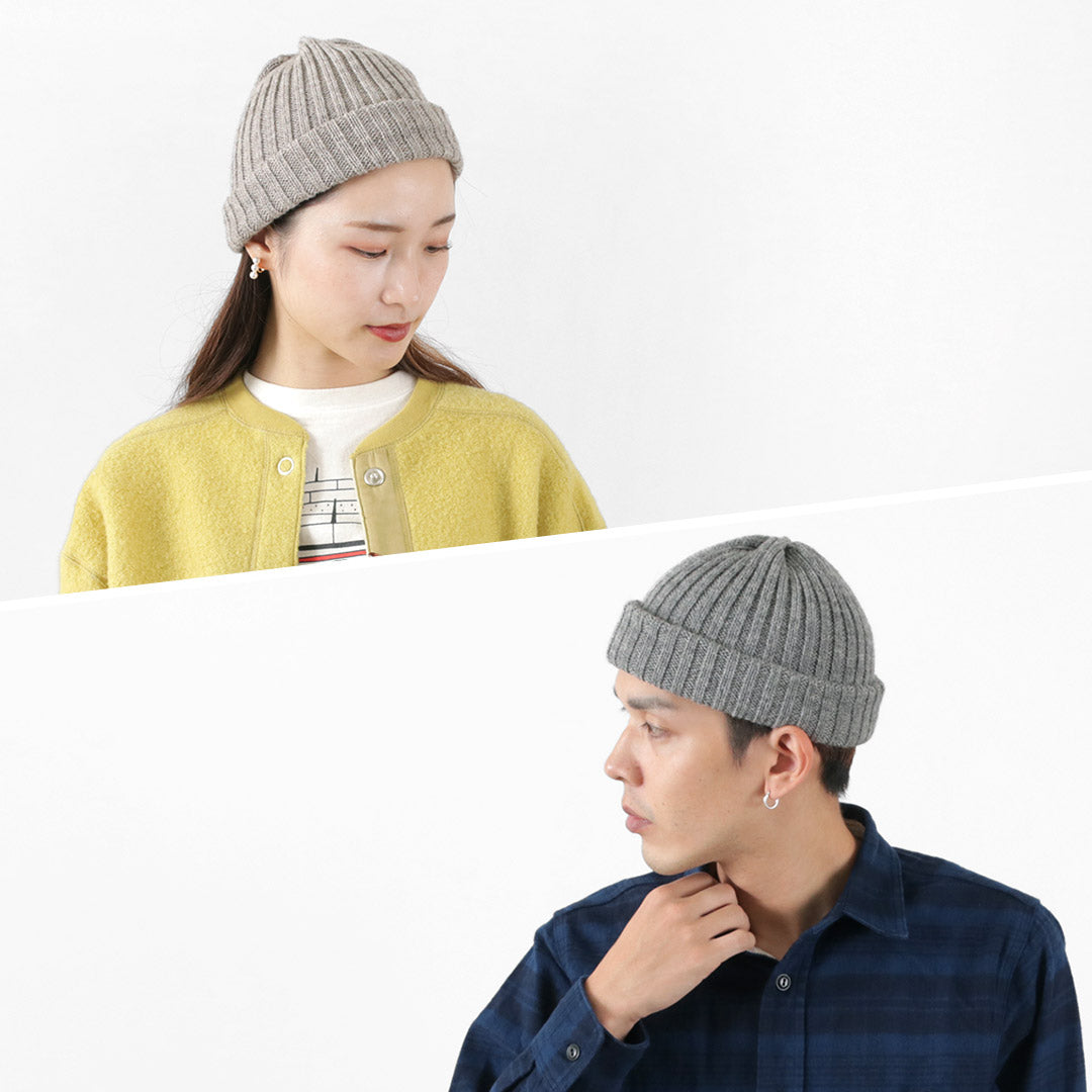 HIGHLAND 2000(ハイランド2000) ブリティッシュウール 2×1リブ ボビーキャップ ダブルターンアップ