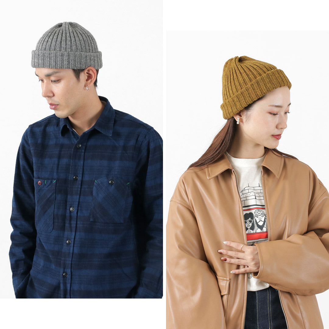 HIGHLAND 2000(ハイランド2000) ブリティッシュウール 2×1リブ ボビーキャップ ダブルターンアップ