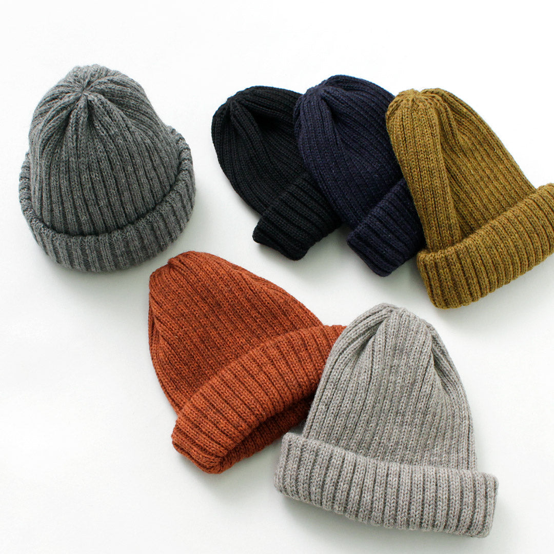 HIGHLAND 2000(ハイランド2000) ブリティッシュウール 2×1リブ ボビーキャップ ダブルターンアップ