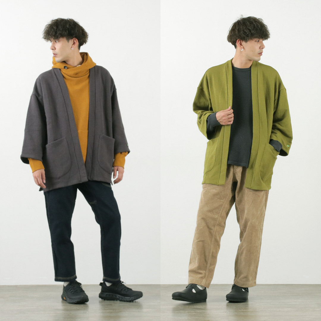 【50%OFF】GOHEMP(ゴーヘンプ) ヘンプスウェット ハオリ カーディガン