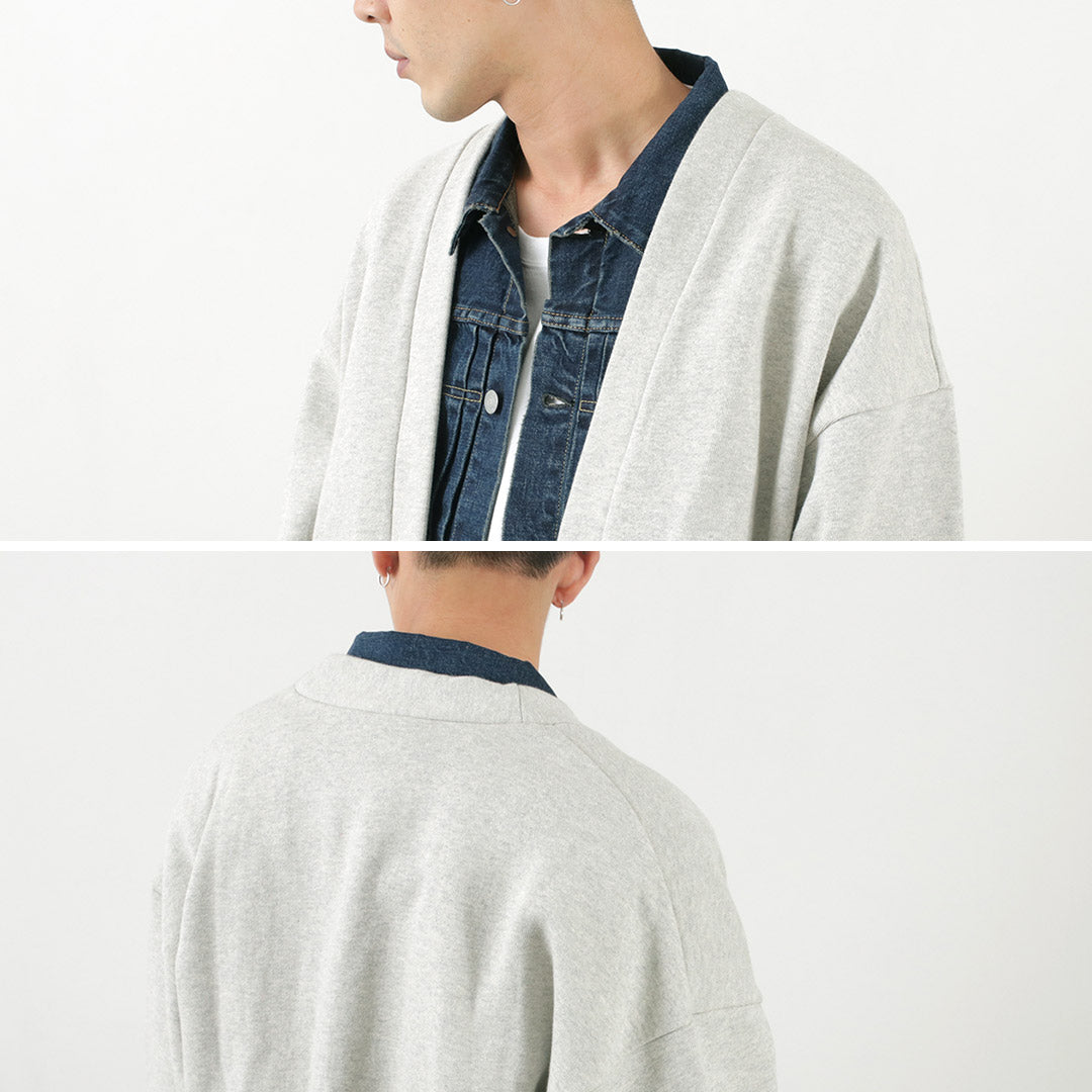 【50%OFF】GOHEMP(ゴーヘンプ) ヘンプスウェット ハオリ カーディガン