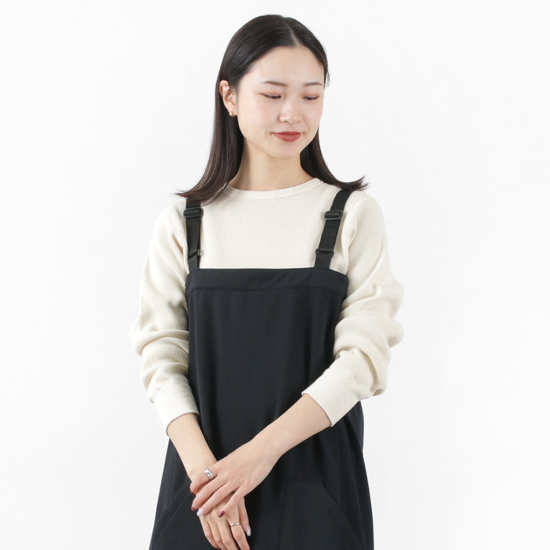 【50%OFF】MOUNTAIN EQUIPMENT(マウンテンイクイップメント) ベルテッド ウォーム ワンピース 無地 速乾 ストレッチ 伸縮 イージーケア アウトドア レディース BELTED WARM ONE PIECE【セール】