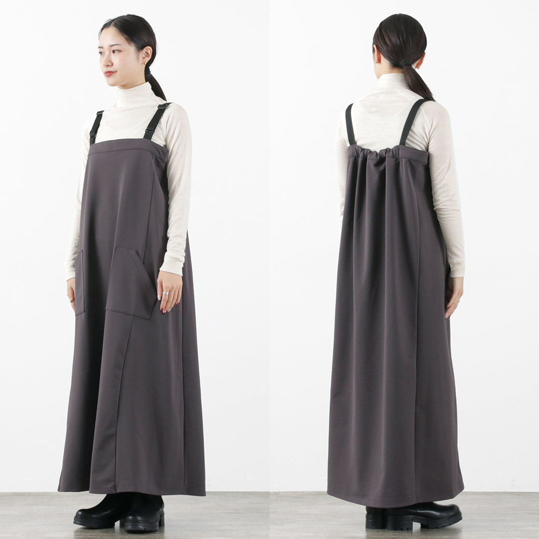 【50%OFF】MOUNTAIN EQUIPMENT(マウンテンイクイップメント) ベルテッド ウォーム ワンピース 無地 速乾 ストレッチ 伸縮 イージーケア アウトドア レディース BELTED WARM ONE PIECE【セール】