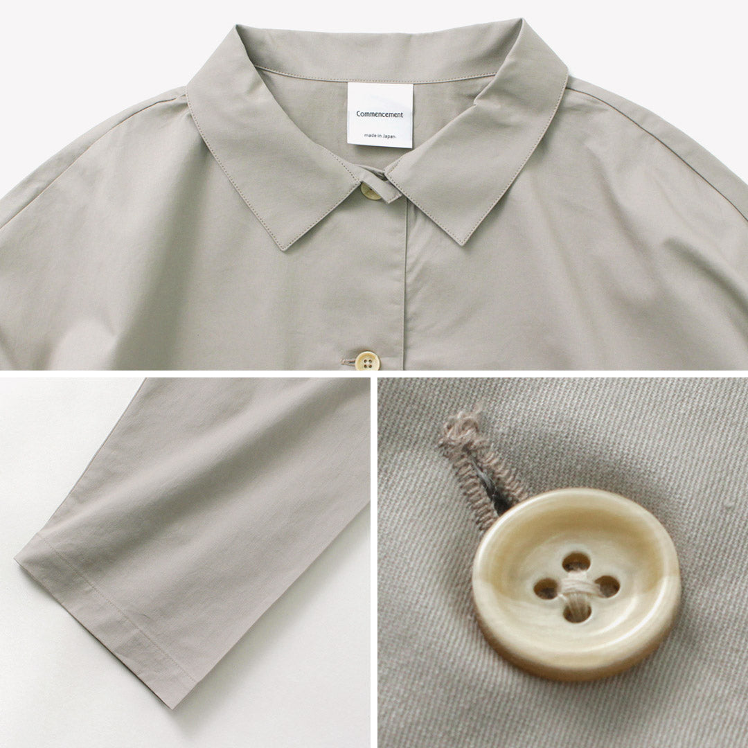 【30%OFF】COMMENCEMENT(コメンスメント) シャツコート