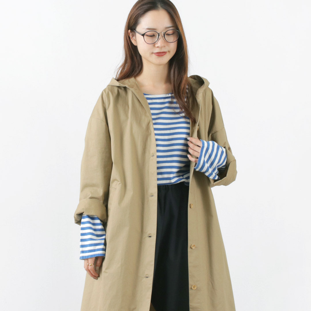 【40%OFF】COMMENCEMENT(コメンスメント) フーデッド シャツコート