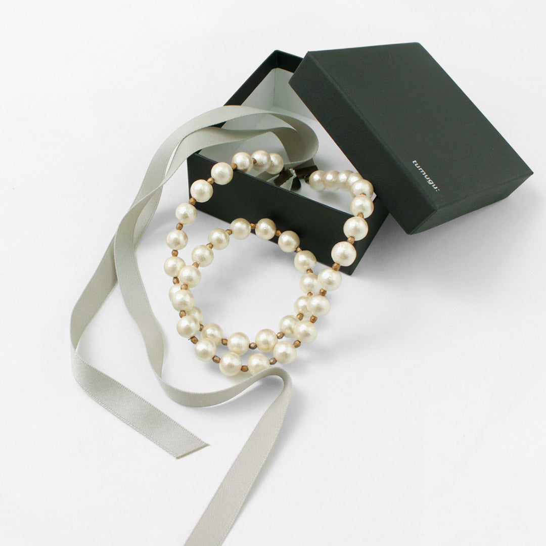 TUMUGU(ツムグ) ネックレス レディース パール オケージョン フォーマル 結婚式 日本製