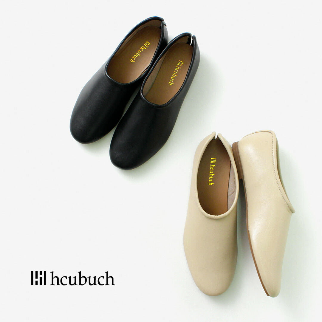 hcubuch(フーブ) はまづと レディース パンプス バレエシューズ フラット 革