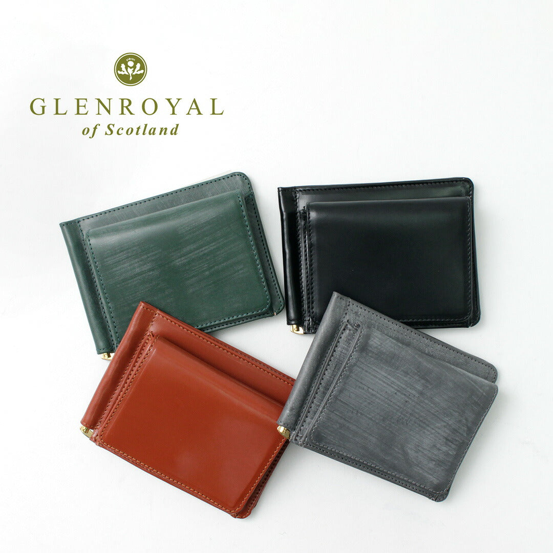 【正規品】GLENROYAL(グレンロイヤル) マネークリップ付コインポケット