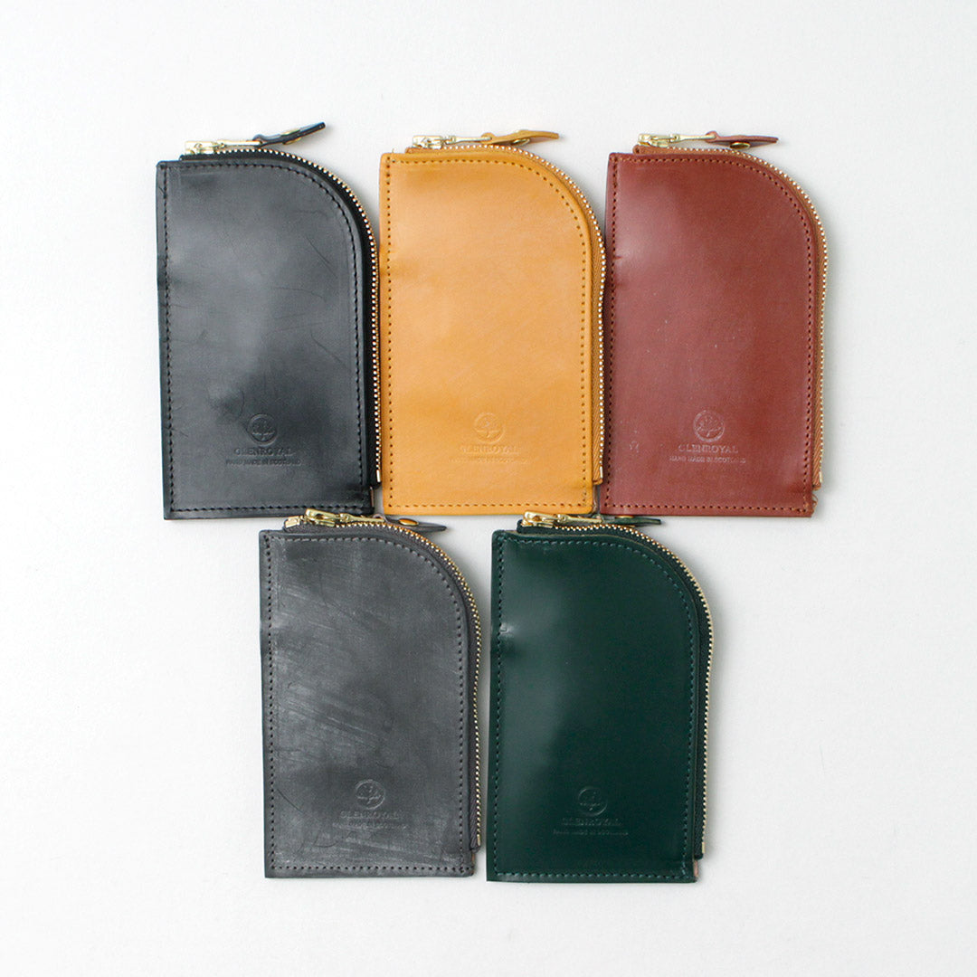 【正規品】GLENROYAL(グレンロイヤル) ポケット付きジップキーケース