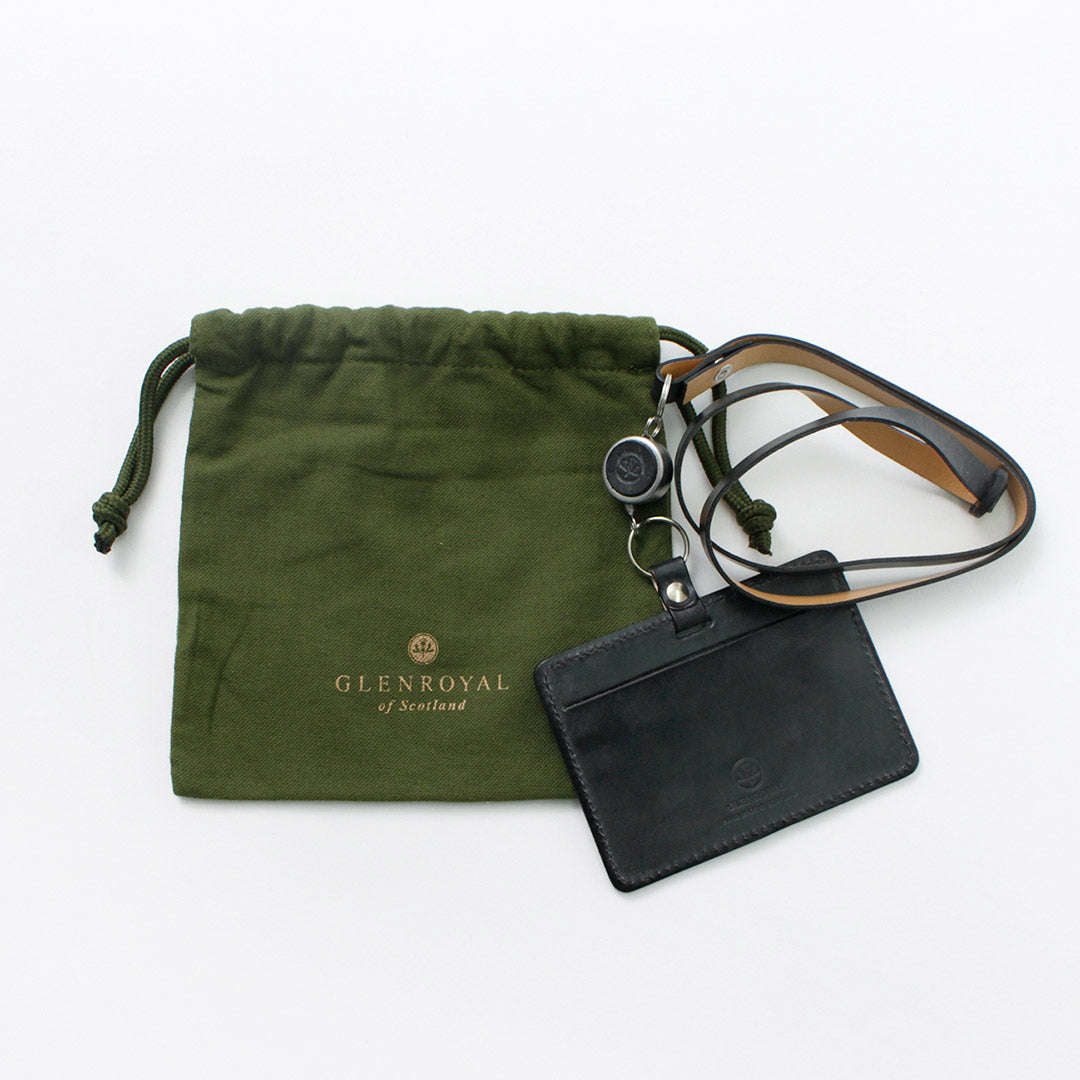 【正規品】GLENROYAL(グレンロイヤル) リールストラップ付IDケース