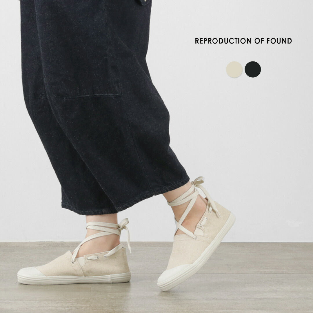 【30%OFF】REPRODUCTION OF FOUND(リプロダクション オブ ファウンド) フレンチ ミリタリー エスパドリーユ