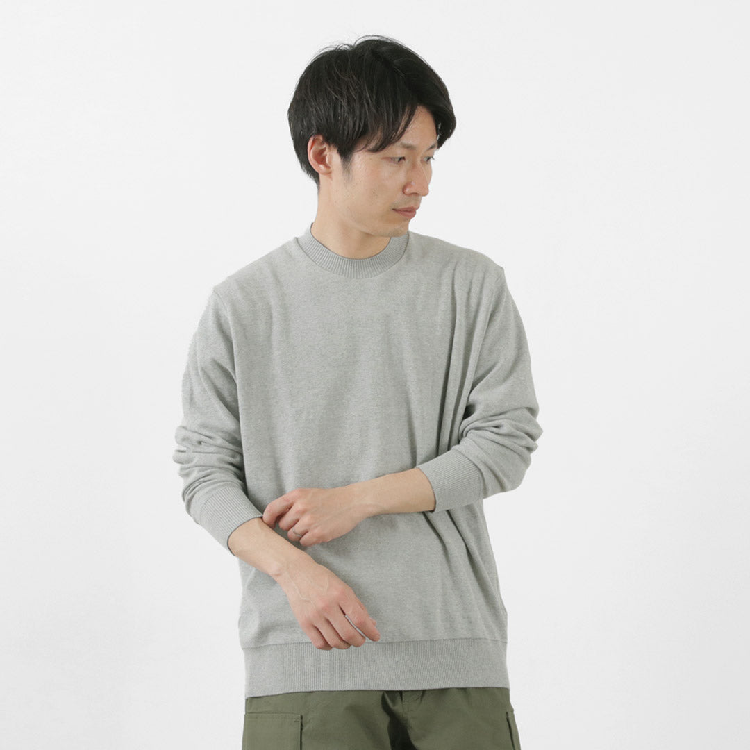 【30%OFF】GICIPI(ジチピ)Riccio リーッチョ クルーネック リラックスフィット ロングスリーブニットソー