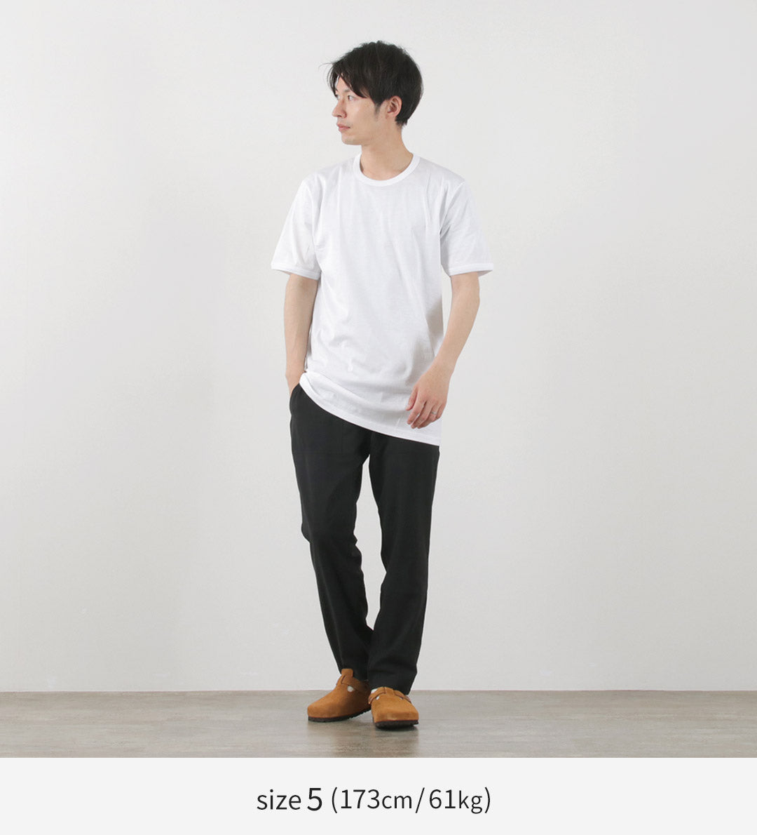 GICIPI(ジチピ) アンノーネ クルーネック ベーシックTシャツ