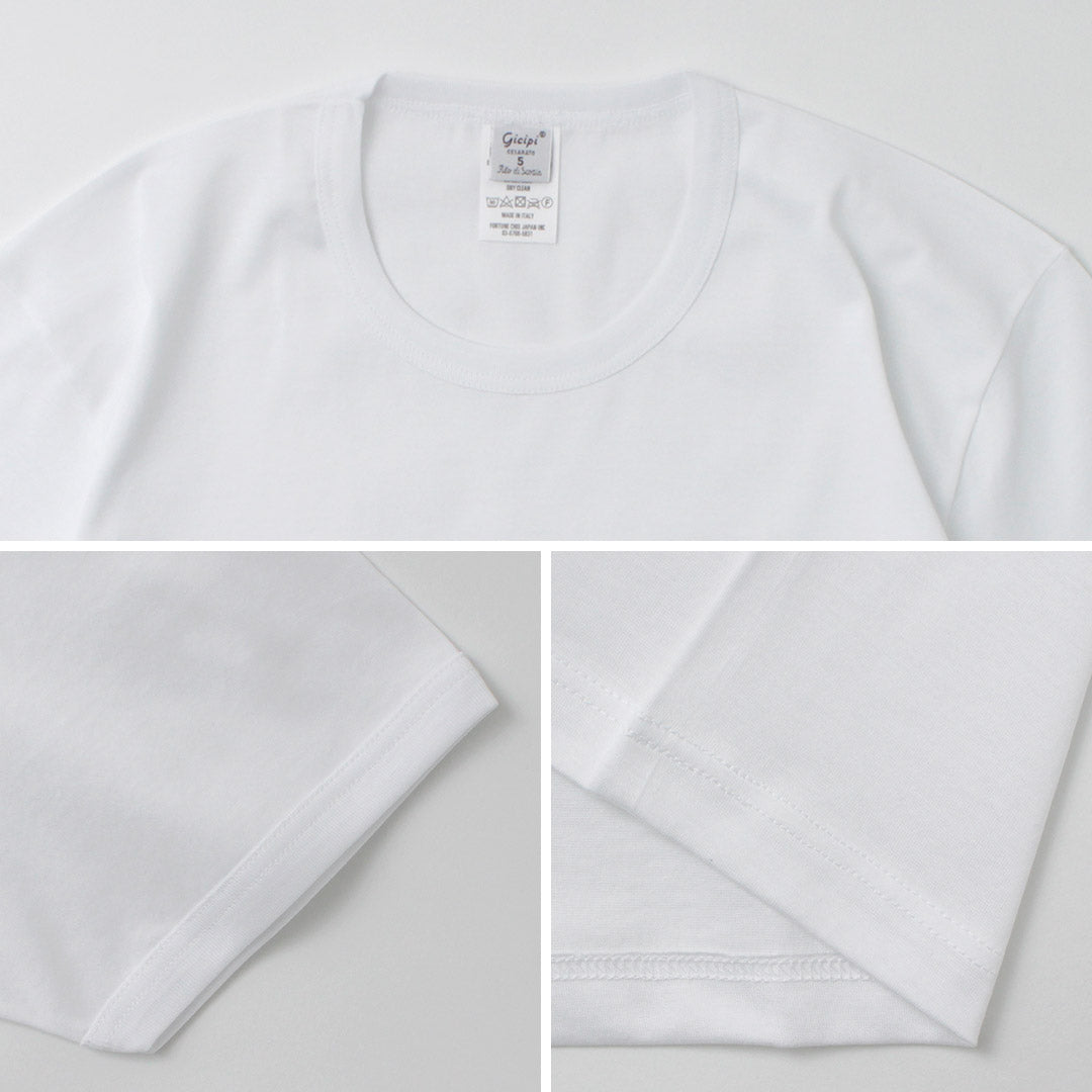 GICIPI(ジチピ) アンノーネ クルーネック ベーシックTシャツ
