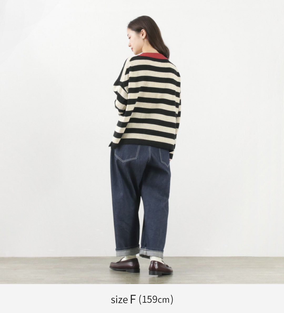 【30%OFF】MAO MADE(マオメイド) やわらかウール ミドルゲージ ワイドプルオーバーニット