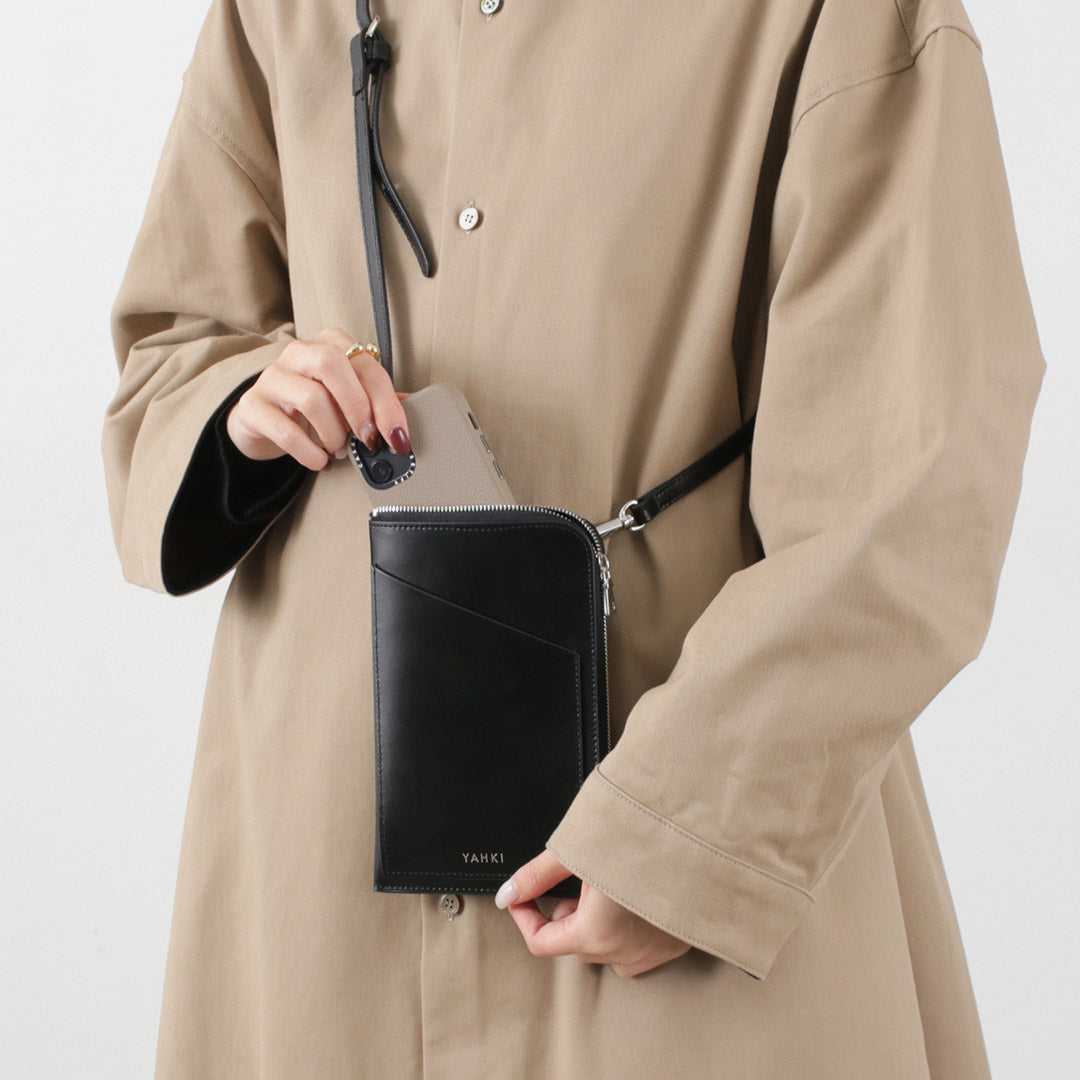 【50%OFF】YAHKI(ヤーキ) ショルダーストラップ スマホウォレット