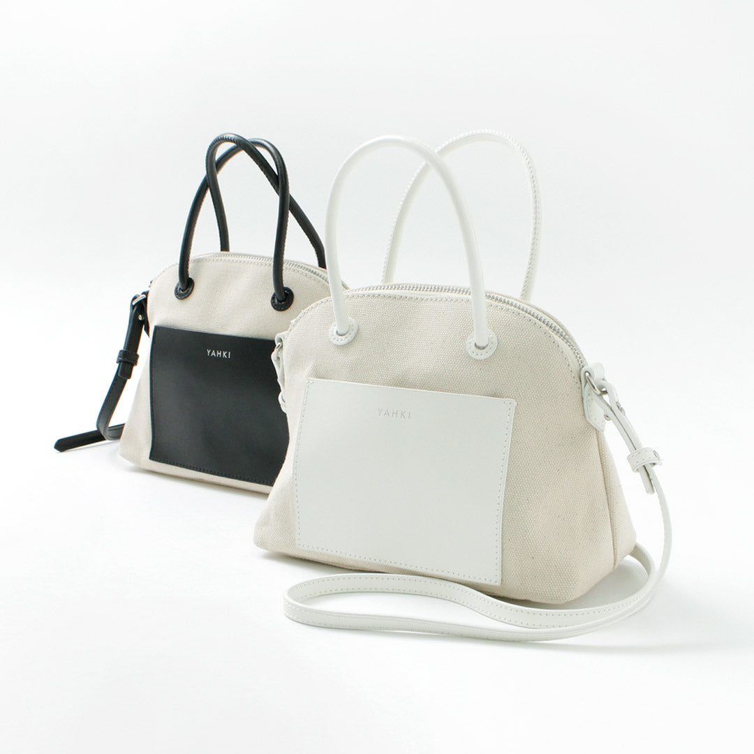 【30%OFF】YAHKI(ヤーキ) ショルダー ミニボストン CANVAS