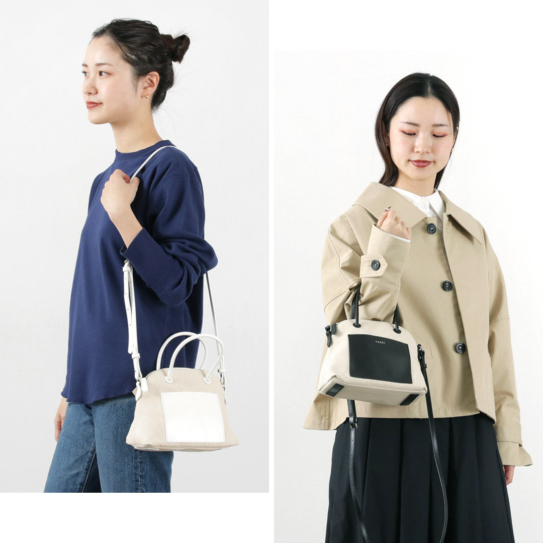 【30%OFF】YAHKI(ヤーキ) ショルダー ミニボストン CANVAS
