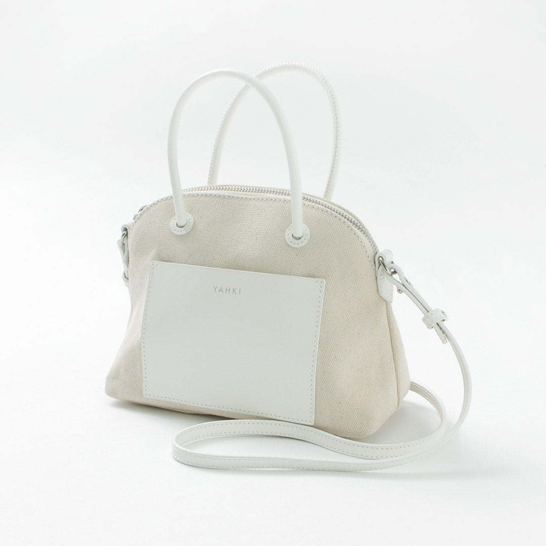 【30%OFF】YAHKI(ヤーキ) ショルダー ミニボストン CANVAS