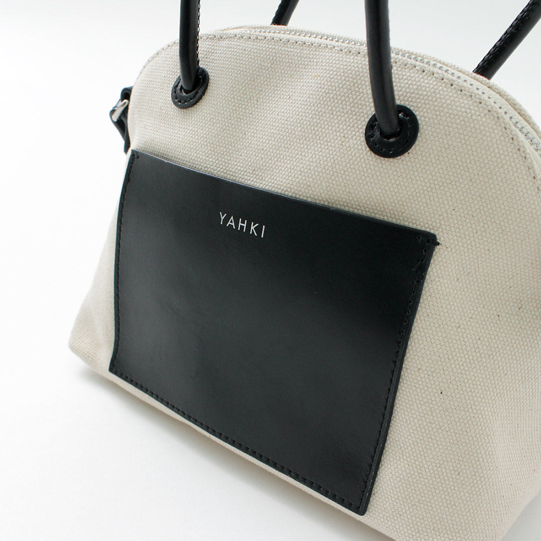 【30%OFF】YAHKI(ヤーキ) ショルダー ミニボストン CANVAS