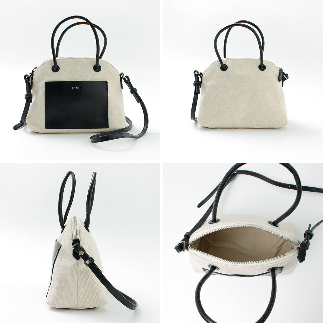 【30%OFF】YAHKI(ヤーキ) ショルダー ミニボストン CANVAS