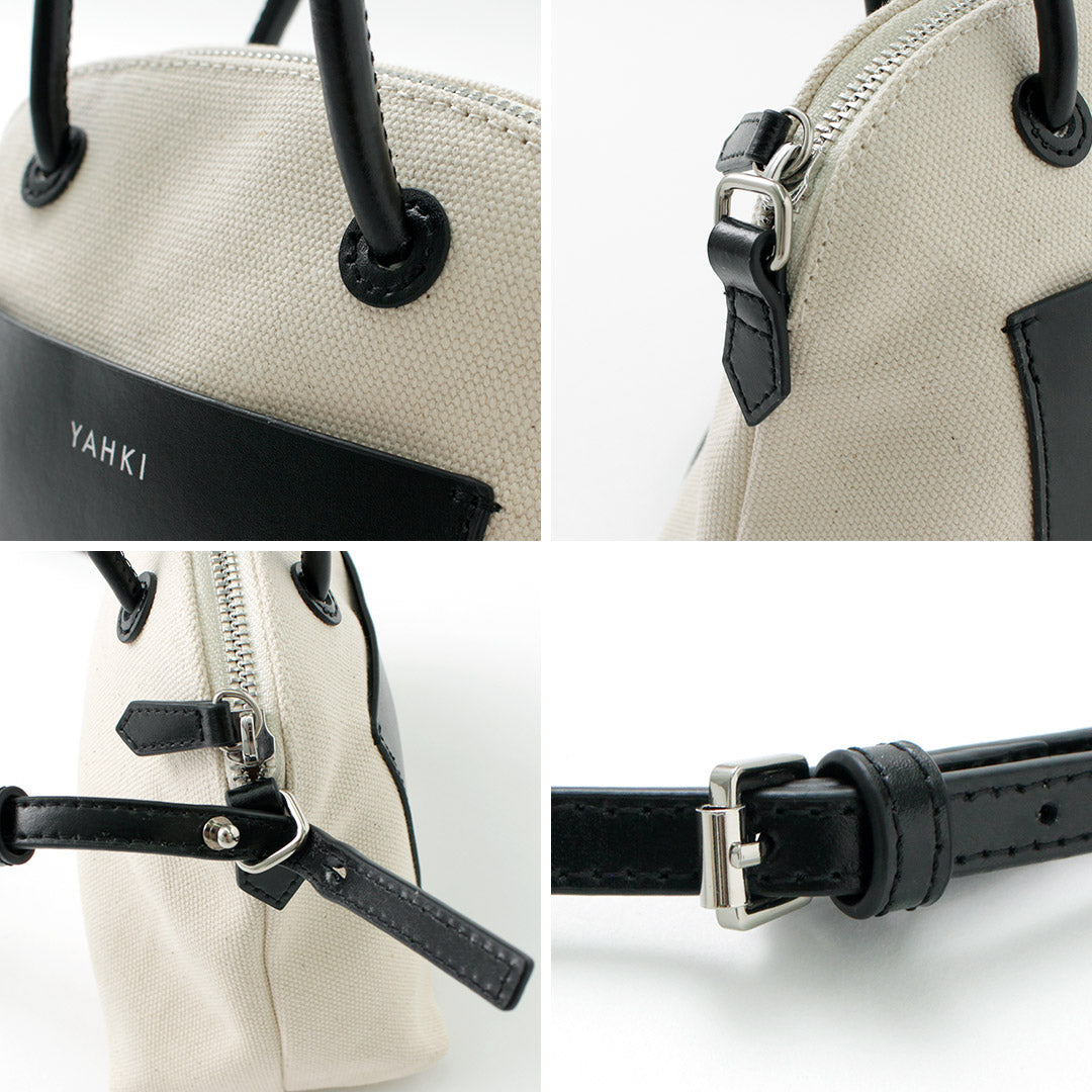 【30%OFF】YAHKI(ヤーキ) ショルダー ミニボストン CANVAS