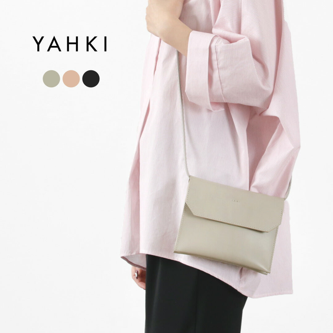 【50%OFF】YAHKI(ヤーキ) スクエア フラップミニショルダー W FACE