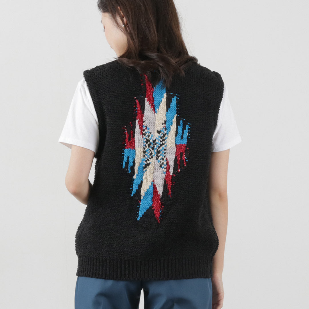 【40%OFF】COOHEM(コーヘン) チマヨ ツイード ニットベスト