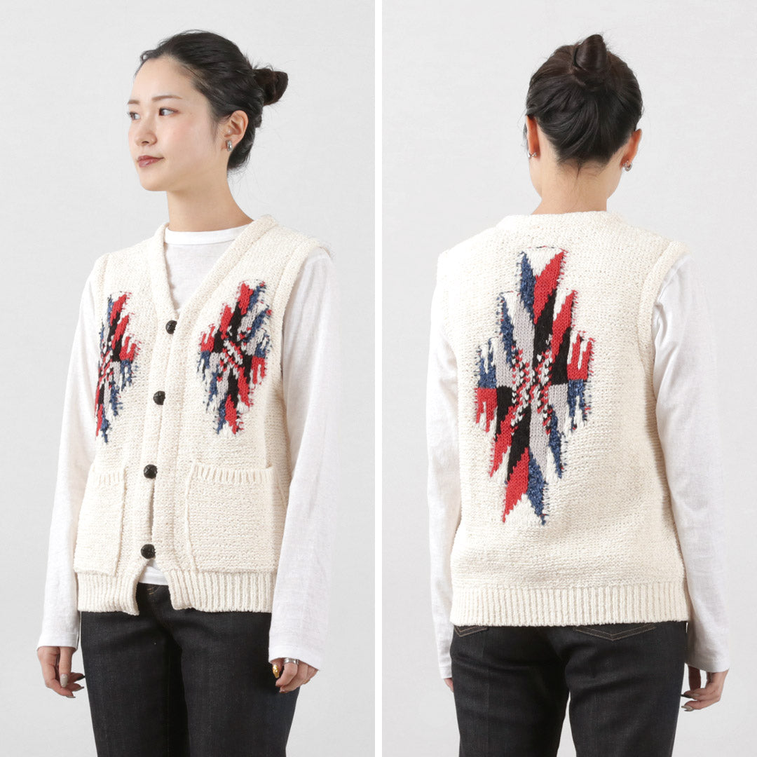 【40%OFF】COOHEM(コーヘン) チマヨ ツイード ニットベスト