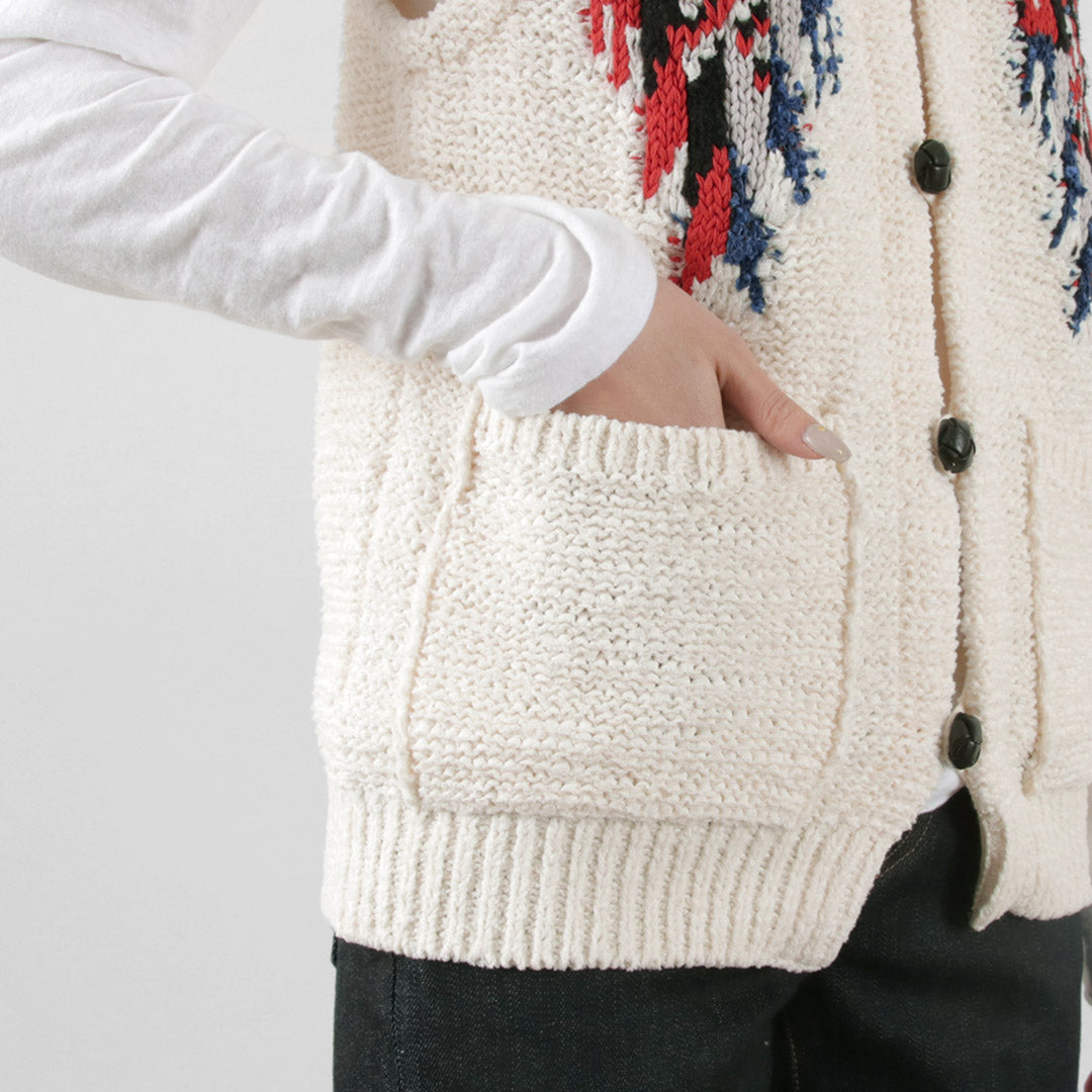 【40%OFF】COOHEM(コーヘン) チマヨ ツイード ニットベスト