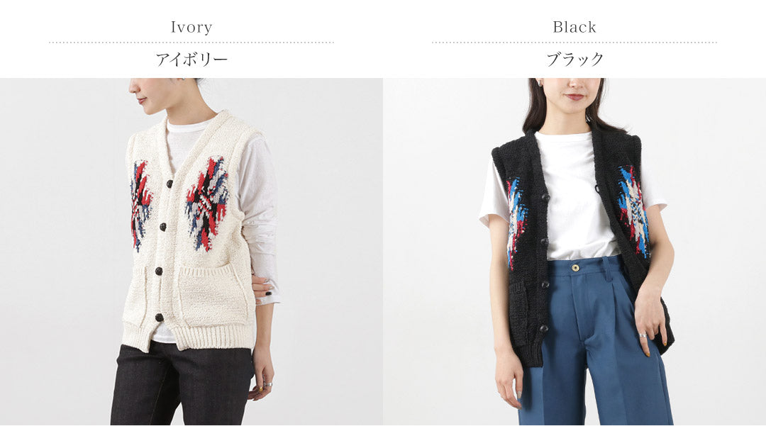 【40%OFF】COOHEM(コーヘン) チマヨ ツイード ニットベスト