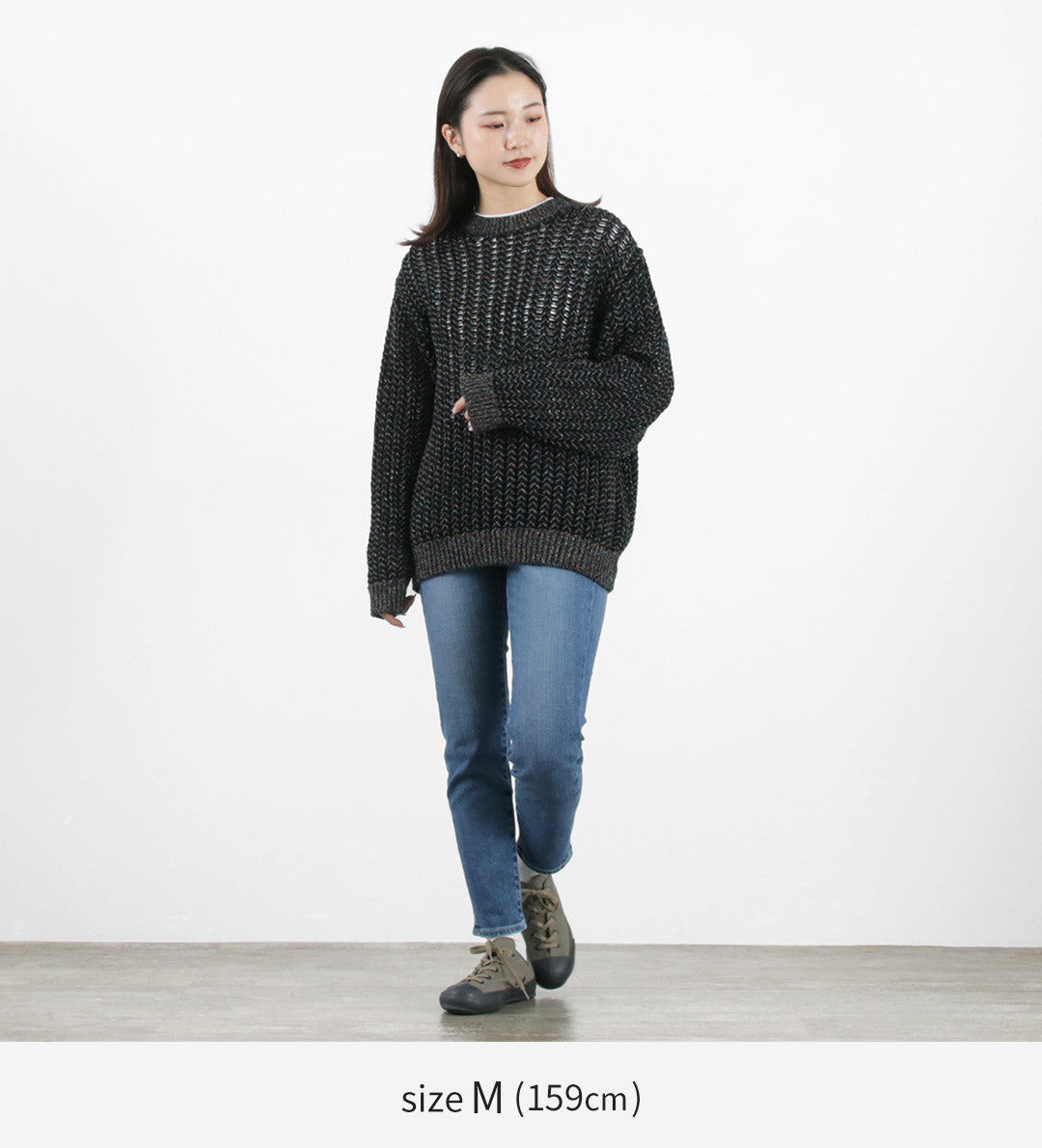 【40%OFF】COOHEM(コーヘン) ネップカラー ニットプルオーバー