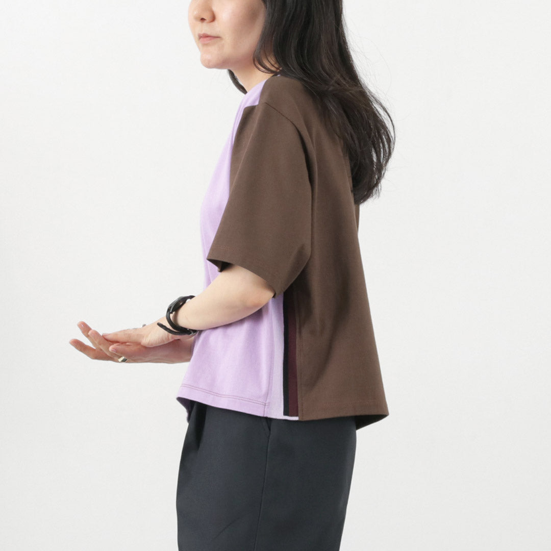 【50%OFF】COOHEM(コーヘン) ニットサイドライン Tシャツ