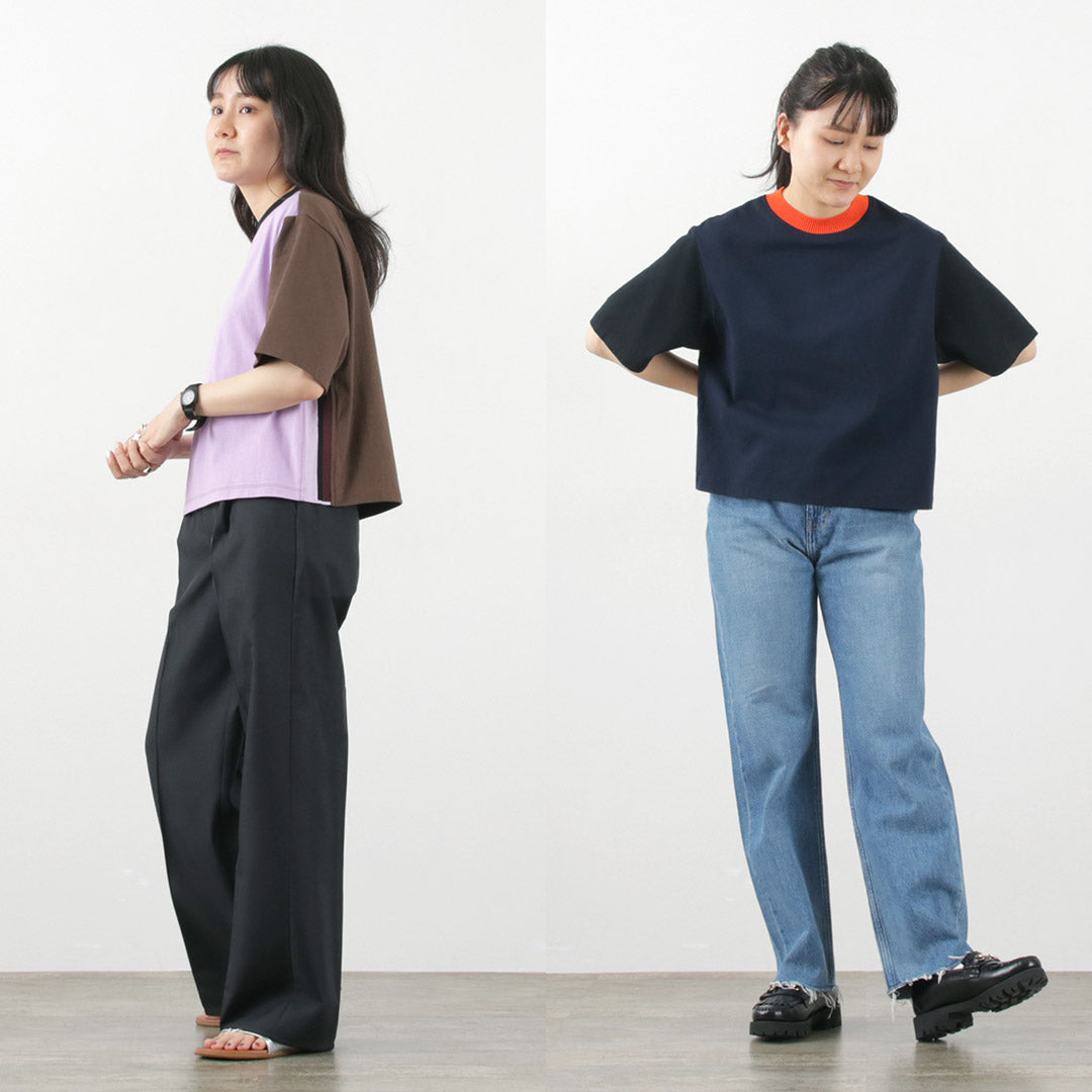 【20%OFF】COOHEM(コーヘン) ニットサイドライン Tシャツ