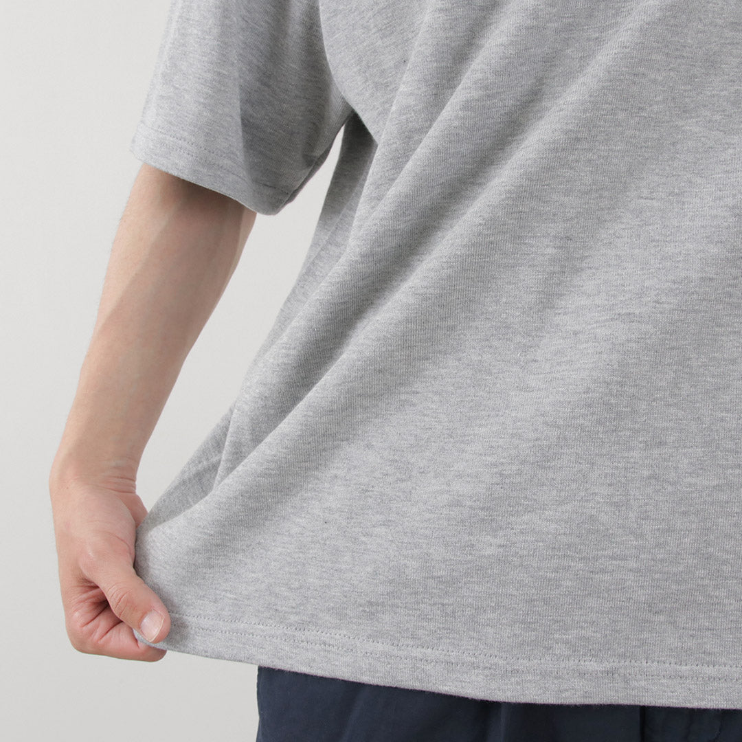 【20%OFF】YONETOMI NEW BASIC(ヨネトミニューベーシック) ヨコ 丸胴 ニットTシャツ