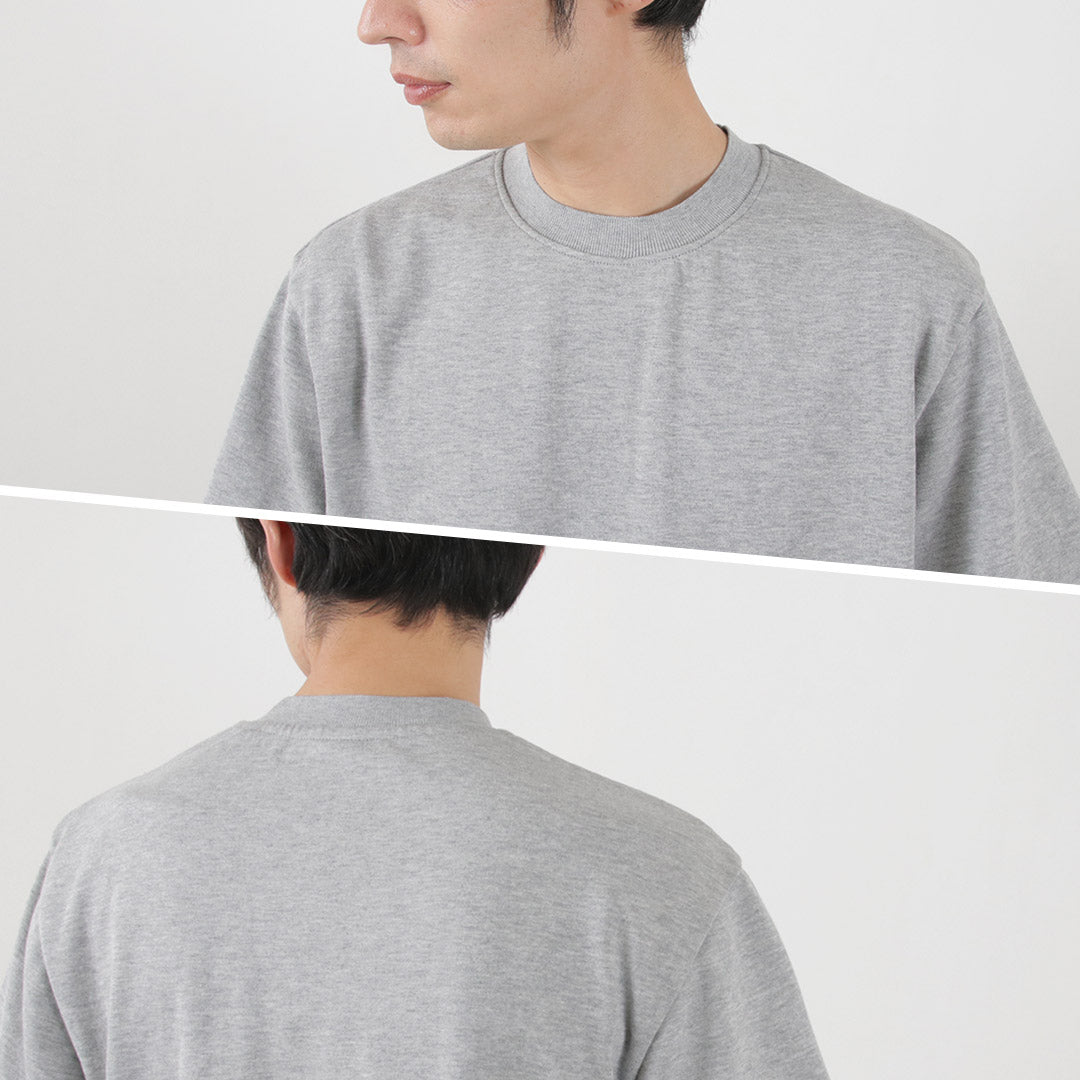 【20%OFF】YONETOMI NEW BASIC(ヨネトミニューベーシック) ヨコ 丸胴 ニットTシャツ