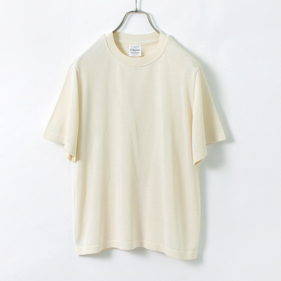 YONETOMI NEW BASIC（ヨネトミニューベーシック） シルクニット T 